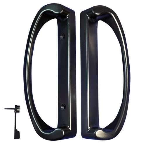 (DH-533-B) Lawson Sliding Door Handle Set, 3-15/16″ Hole Space