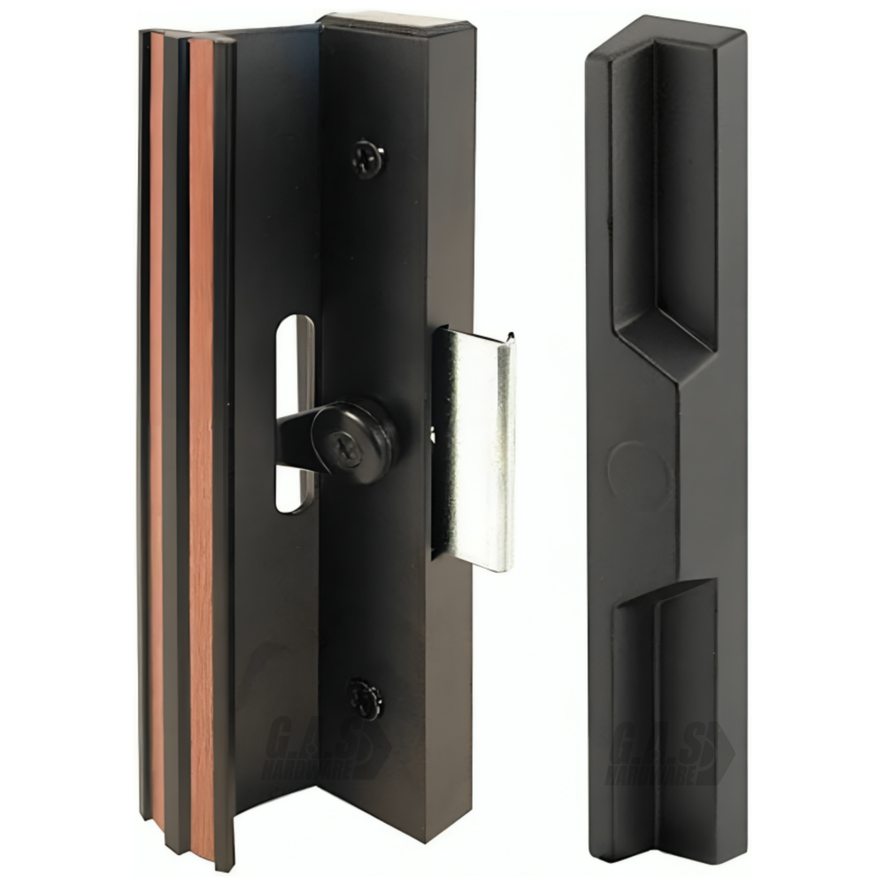 (DH-250) Rusco Handle Set for Sliding Doors, 4-15/16″ Hole Space