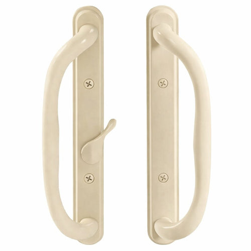 (DH-341-BEIGE) Truth Sliding Door Handle Set, Offset Latch, No Key, 3-15/16″ Hole Space – Beige