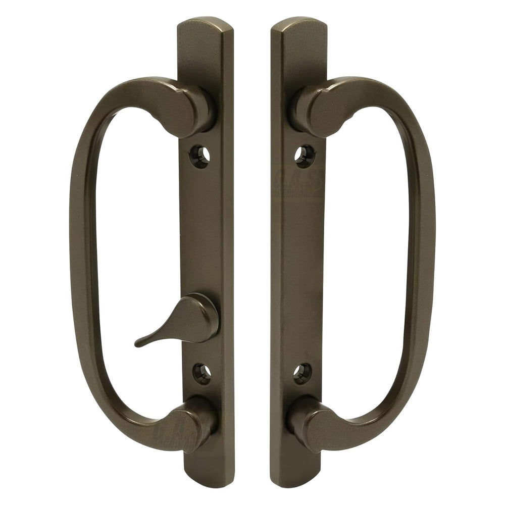 CLEARANCE Legacy Handle Set – Bronze, Offset Latch (DH-211-BRONZE), Blemishes/Chips