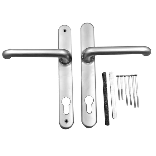 Milton 2 Point Stainless Steel Handle Lockset (DH-55-100SCHX)
