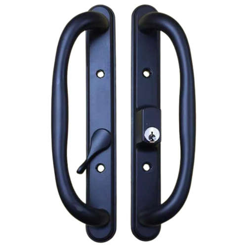 Truth Sliding Patio Door Handle Set, Offset Latch with Key (DH-341-OFFSET-WITH-KEY)