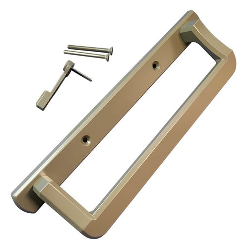 DH-530-BRONZE- PGT 10″ Venetian Bronze Sliding Door Handle Set 3-7/8″ Hole Spacing