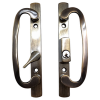 Sliding Door Handle Set, Sash Controls 2265 Keyed Offset Latch (DH-211-OFFSET-WITHKEY)