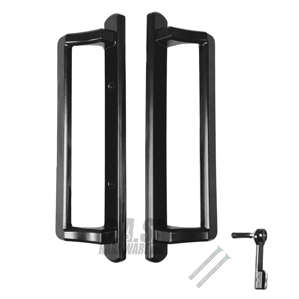 DH-530-BLACK PGT 10″ Black Sliding Door Handle, 3-7/8″ Hole Spacing