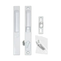Sliding Glass Door Handle Set, Flush Mount, Non-Keyed, 6-5/8" Screw Holes (DL-502)