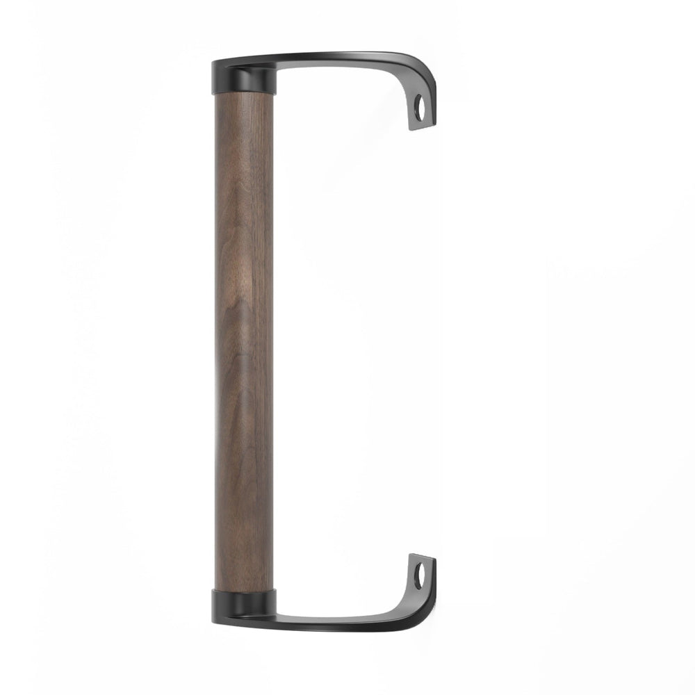 Sliding Patio Door Wood Handle with Brackets, 6-1/2″ Hole Spacing (DH-108)