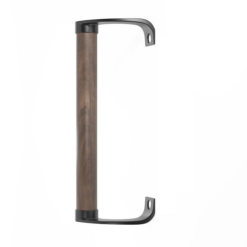 Sliding Patio Door Wood Handle with Brackets, 6-1/2″ Hole Spacing (DH-108)