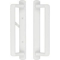 DH-530-WHITE PGT 10″ White Sliding Door Handle Set, 3-7/8″ Hole Spacing