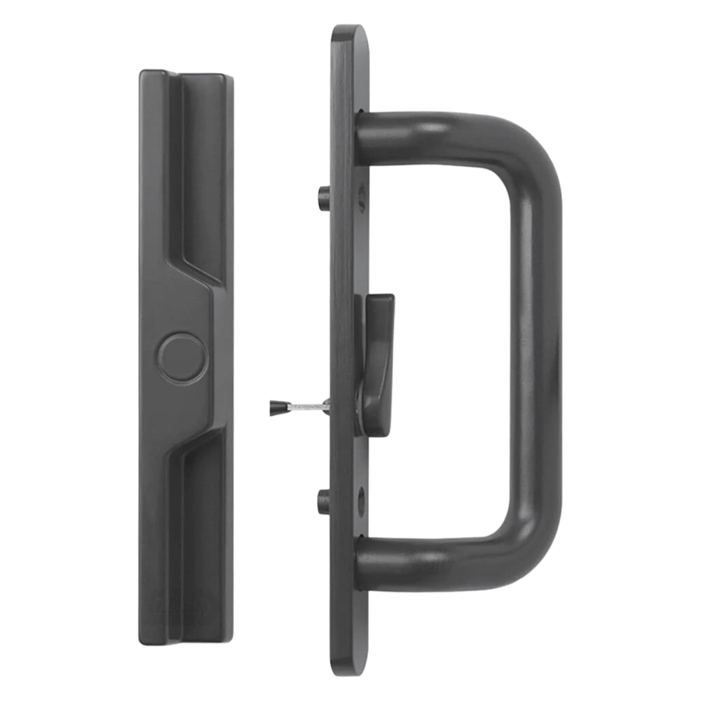 (DH-204-B) Windor Handle for Sliding Door, 3-15/16″ Hole Space – Offset Latch, Bronze