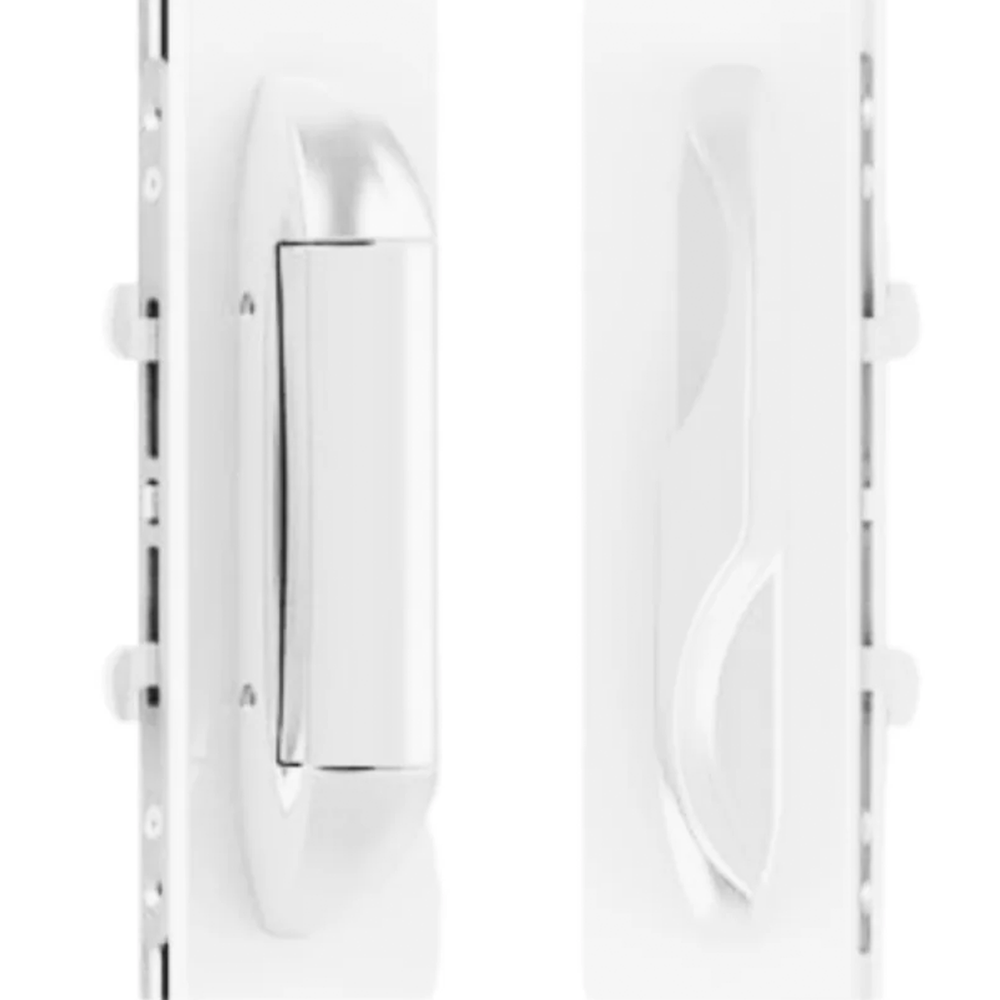 (DH-595-W) Interlock Intuition Sliding Door Handle Kit, White