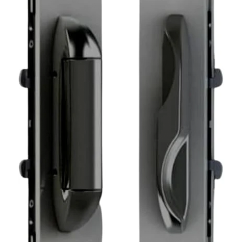 (DH-595-BLACK) Interlock Intuition Sliding Door Handle Kit, Black