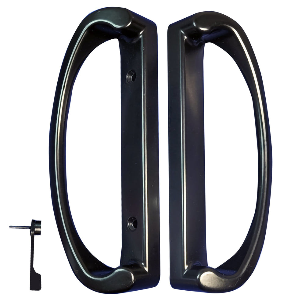 (DH-533-B) Lawson Sliding Door Handle Set, 3-15/16″ Hole Space