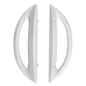 (DH-247) Sliding Door Handle, 5-27/64″ Hole Space – White