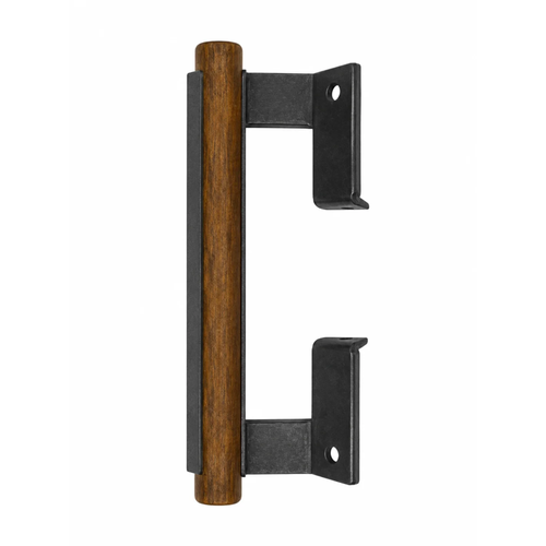 (DH-558-BLACK) Adams Rite Sliding Door Handle, 6-1/4″ Hole Space – Black