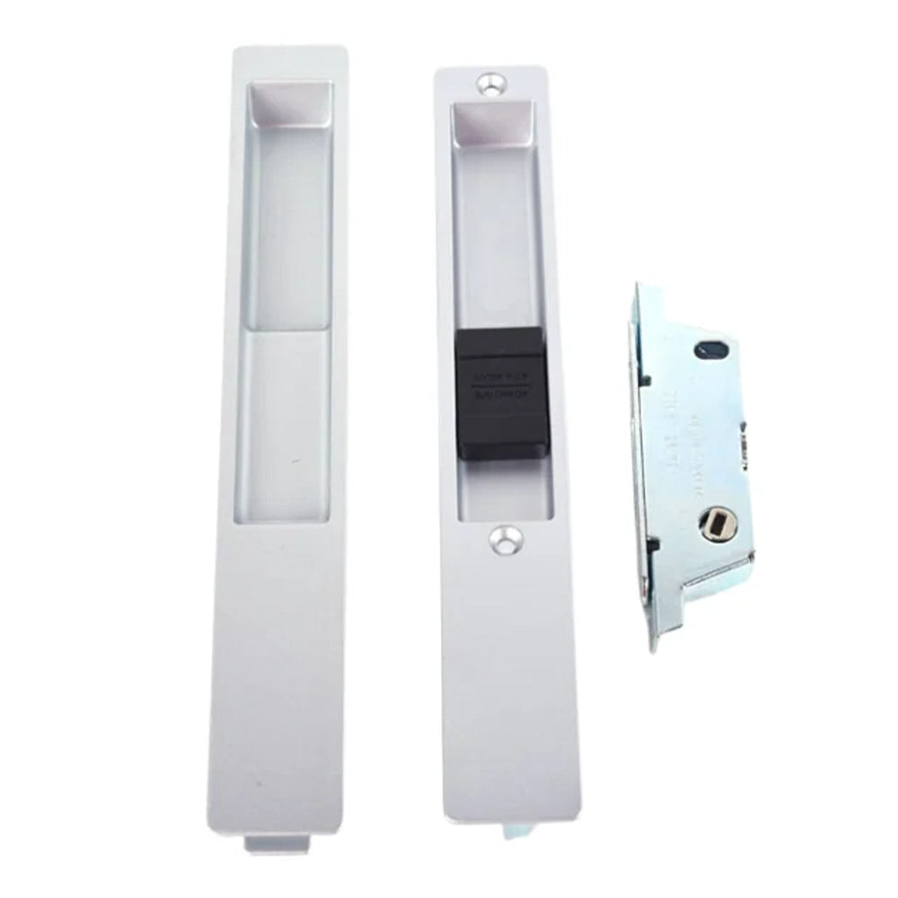 (DH-391-M-W) Adams Rite Flush Mount Handle with Mortise Lock, White