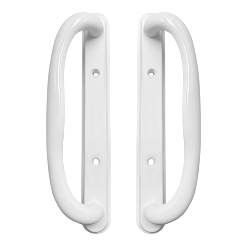 10″ Sliding Door Dummy Handle Set, 3-15/16″ Hole Spacing, Fits 1-1/4″ to 2-1/4″ Door Thickness, No Latch