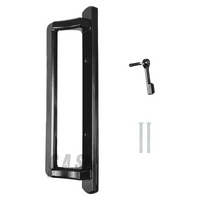 DH-530-BLACK PGT 10″ Black Sliding Door Handle, 3-7/8″ Hole Spacing