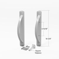(DH-645) Amesbury Truth Handle Set, 3-15/16″ Hole Space – Square Drive Latch