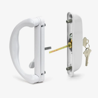 Sliding Patio Glass Door Keyed Mortise Style Handle Set, 4-15/16″ Hole Spacing
