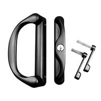 Sliding Patio Glass Door Keyed Mortise Style Handle Set, 4-15/16″ Hole Spacing