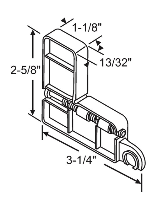 Roller Corner Assembly Hardware 16-301