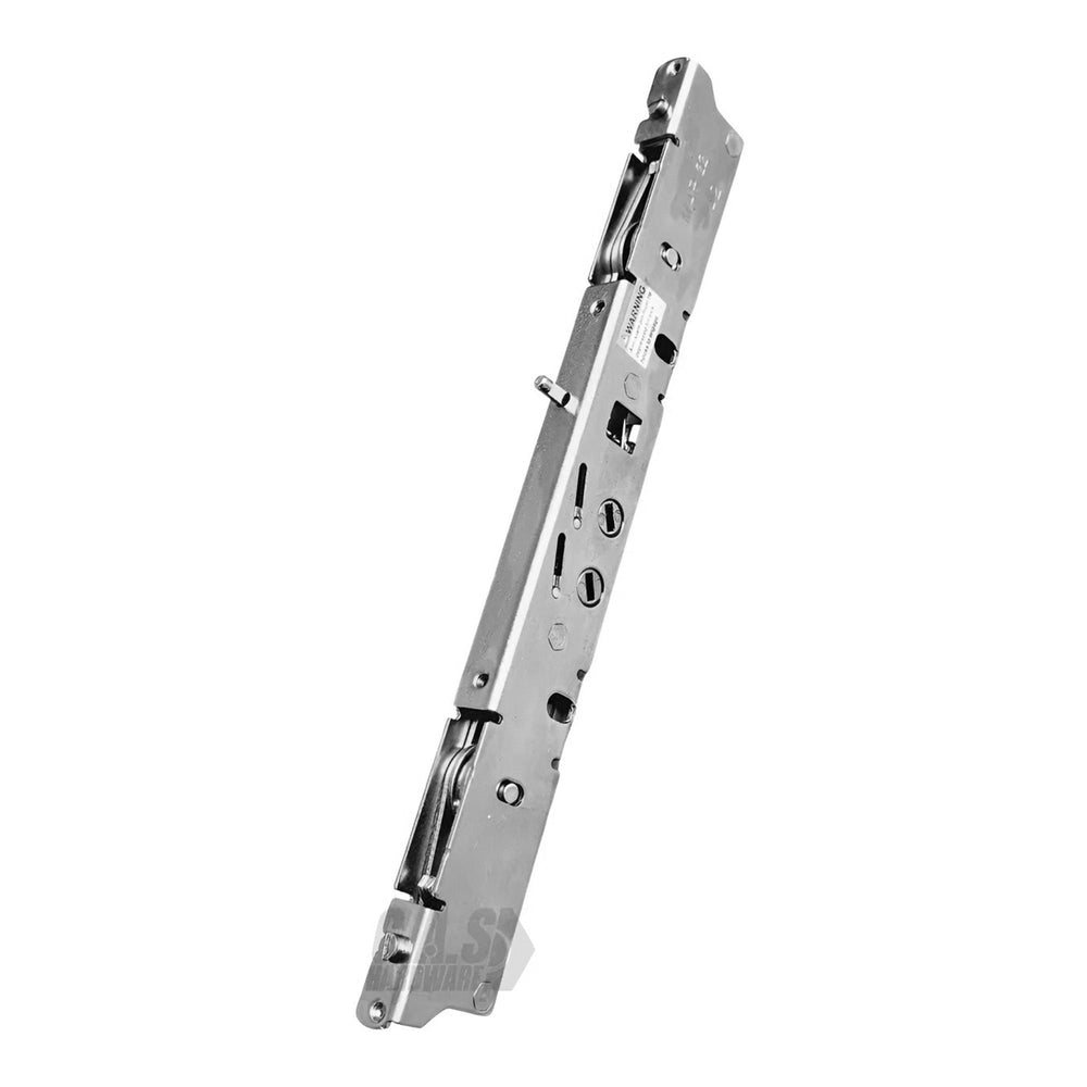 (DL-680-SS) Amesbury Truth Multi-Point Mortise Lock w/ NO face plate - 10" STAINLESS STEEL