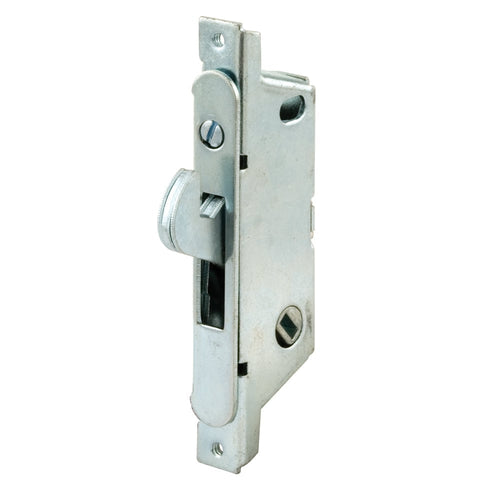 Sliding Door Mortise Lock ROUND face 45-degree with hook out and 3-11/16" Hole Spacing - DL-171-ROUND