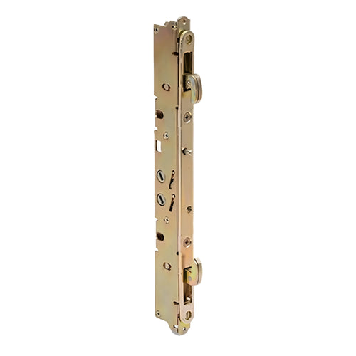 9-15/16" Mortise 2 Point Lock + Plate Attached- 9-7/8" Hole Spacing